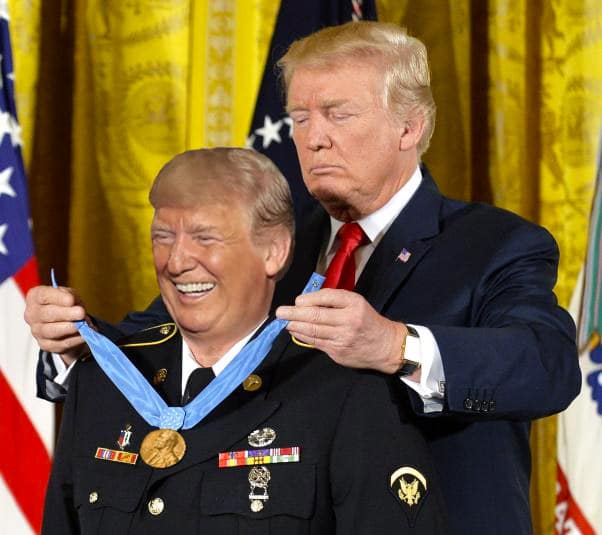 Donald Trump Awards Self Nobel Peace Prize After Single-handedly Stopping Bombing of Iran
