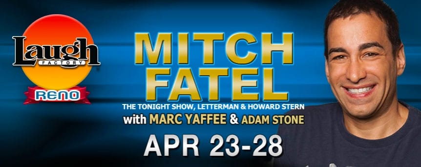 Marc Yaffee performs with comedian Mitch Fatel at the Laugh Factory in Reno
