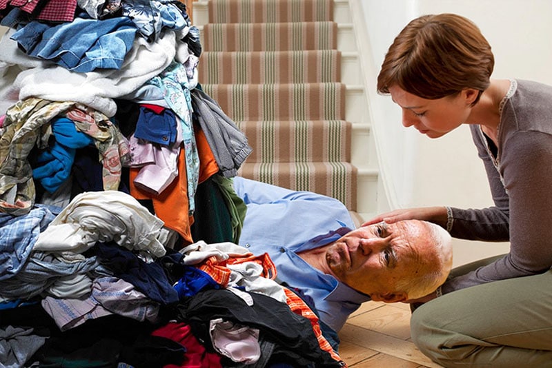 Barely Conscious Joe Biden Found Trapped Under Pile of Dirty Laundry