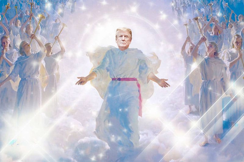 Donald Trump Ascends Into Heaven