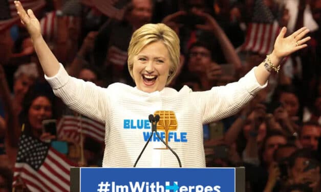Hillary Clinton Retires From Politics to Open “Blue Waffle” Cafe
